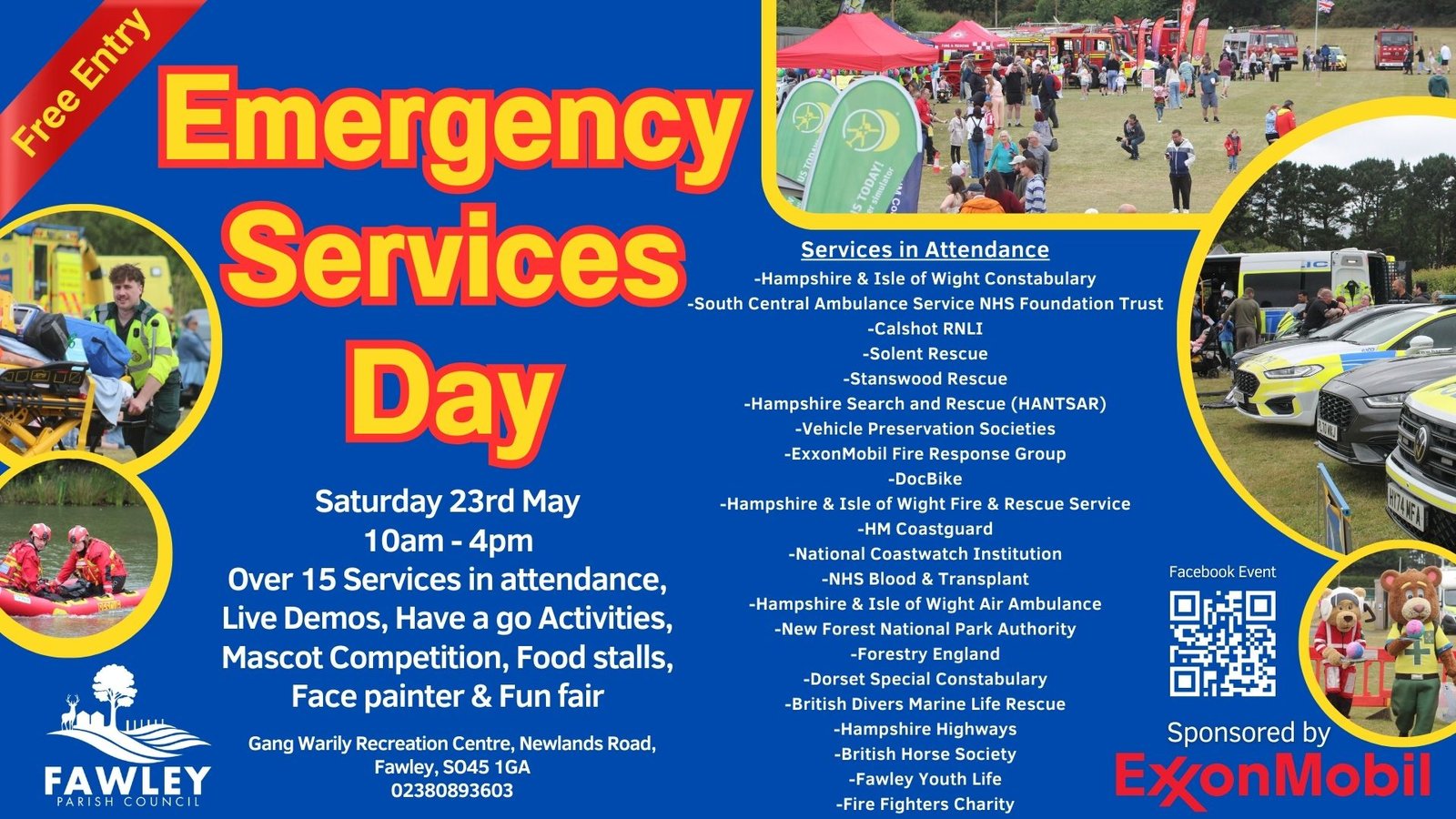 Emergency Services Day Landscape Poster (1920 x 1080 px)